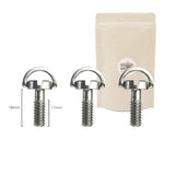 X3 Vis Longue 1/4 Trépied Accessoire au Pas Kodak Standard 1/4" Assistant Camera Screw 14/-20 Iso 1222:2010 Photography Tripod ADAPTOUT Marque Francaise