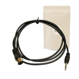 Cable Adaptateur DIN 5 Pin MIDI Male vers Prise Mini Jack 3,5 mm Stereo Male Audio HiFi 150 cm