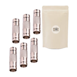 Adaptout 6X Adaptateur Coupleur I Prise BNC Femelle vers BNC Femelle Fiche s Video SDI Coaxial Camera Surveillance CCTV Rallonge Extension Connecteur - 50 Ohm