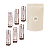 Adaptout 6X Adaptateur Coupleur I Prise BNC Femelle vers BNC Femelle Fiche s Video SDI Coaxial Camera Surveillance CCTV Rallonge Extension Connecteur - 50 Ohm
