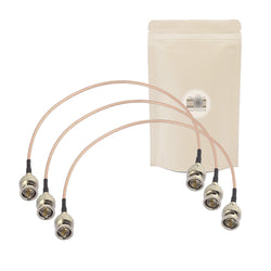 Adaptout 3X Cable 3G SDI 30Cm RG179 Supporte HD-SDI 3G SDI 4K 8K 75 Ohm