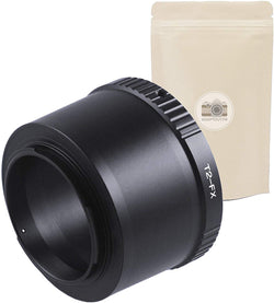 T2 FX ∞ Bague Adaptation Objectif Monture T2 vers BOITIER Fuji Adaptateur 100% Métal Mise AU Point A L’Infini Conservé Compatible Toutes Montures Fuji X