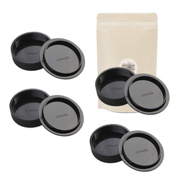 X4 M42 Bouchon BOITIER + 4X Bouchon D'OBJECTIF pour Appareil et Objectif Cache à Monture M42, T2 et M42X1 - Adaptout Marque Française