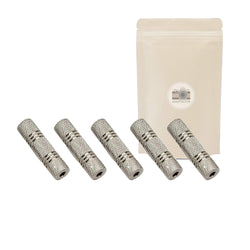 Adaptout X5 Coupleur Prise Mini Jack 3.5mm Femelle - Femelle Stereo Adaptateur Minijack 100% Metal Connecteur rallonge Cable Marque FRANÇAISE