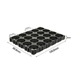 10X Organisateur Support de Piles 18650 Plastique a souder Batterie 20 Slots