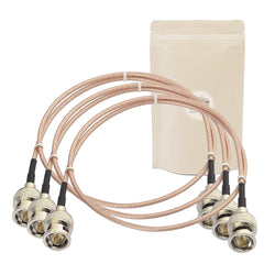 3X Cable 3G SDI 50Cm RG179 Supporte HD-SDI 3G SDI 4K 8K 75 Ohm