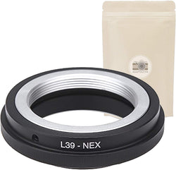 Adaptout L39 NEX ∞ BAGUE D'ADAPTATION OBJECTIF L39 (M39 LTM) VERS BOITIER Sony NEX E Adaptateur 100% Métal MISE AU POINT A L’INFINI Conservée bague adaptation NEX E MARQUE FRANÇAISE
