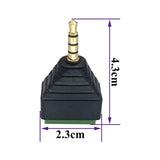 4X Bornier mini jack 3,5 mm Male TRRS stereo domino micro start stop 4 pins sans soudure
