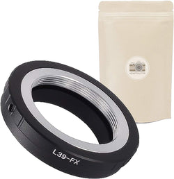 L39 FX ∞ Bague D'ADAPTATION Objectif L39 (M39 LTM) vers BOITIER Fuji Adaptateur 100% Métal Mise AU Point A L’Infini Bague Adaptation Compatible Toutes Montures Fuji X