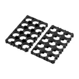 5X Organisateur Support de Piles 18650 Plastique a souder Batterie 15 Slots