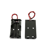 5X Armature Support Boite boitier pour 2 Pile Batterie AA LR06 avec Fils Noir Rouge coupleur