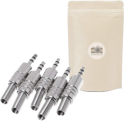 X5 Jack Prise Jack 3.5mm Male à Souder Stéréo Fiche Male Minijack Connecteur Soudure Mini 100% métal - ADAPTOUT MARQUE FRANÇAISE