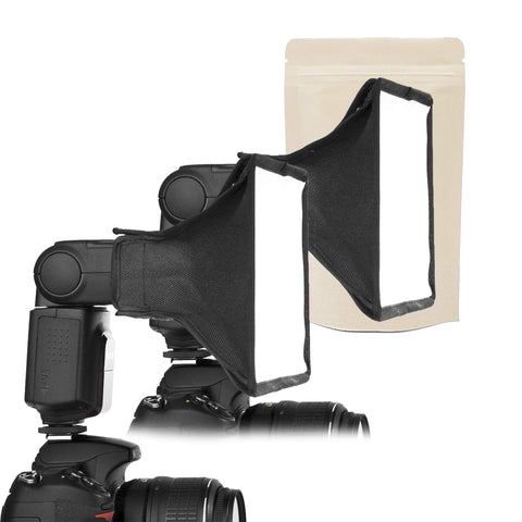 X2 Softbox 15x20 pour Flash diffuseur Universel Pliable Portable Compatible Toutes Marques Canon Nikon Vivitar Sony Pentax Yongnuo- Adaptout Marque Française