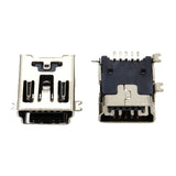 10X Mini Prise USB 2.0 Femelle PCB Board a souder 5 pins Chargeur Piece de Rechange