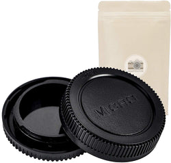 M4/3 BO Bouchon ARRIÈRE pour Objectif + Cache BOITIER Monture Micro 4 3 4/3 Compatible Tous appareils Photo à Montures Micro 4:3