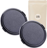 X2 77MM Bouchon Plat Capuchon Cache D'OBJECTIF DE QUALITÉ Avant pour Objectif DE DIAMETRE 77 MM Compatible Toutes Marques - ADAPTOUT Marque FRANÇAISE