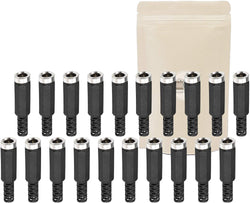 X20 Prise 12 Volt Femelle Connecteur 5.5mm x 2.1mm Alimentation Fiche à Souder 12V - ADAPTOUT Marque Française