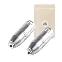 Adaptout X2 Adaptateur Jack 3.5mm Femelle vers XLR Male Connecteur Audio Jack Mini Jack Minijack 3 Broches Pins Voies Ecouteurs Guitare Ampli Microphone Casque Marque FRANÇAISE