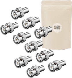 10x bouchon pour BNC résistance 75 ohm en métal pour connecteur Video s-Video - Adaptout Marque Française