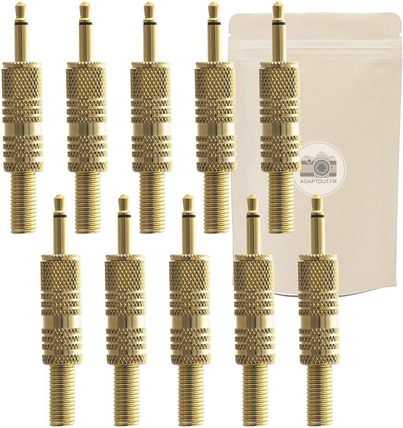 Adaptout X10 Jack 3.5mm Femelle A Souder Prise MiniJack Stereo Fiche Mini Jack Connecteur Soudure Marque FRANÇAISE