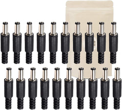 X20 Prise 12 Volt Mâles Connecteur 5.5mm x 2.1mm Alimentation Fiche à Souder 12V - ADAPTOUT Marque Française